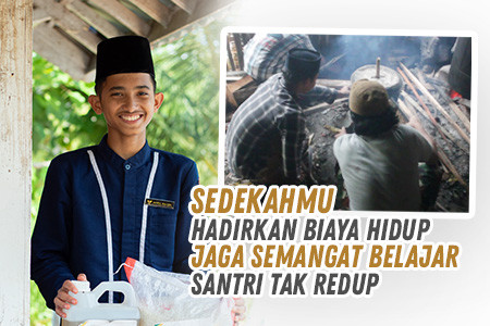 Jangan Ada Lagi Santri Yang Meringkuk Kelaparan